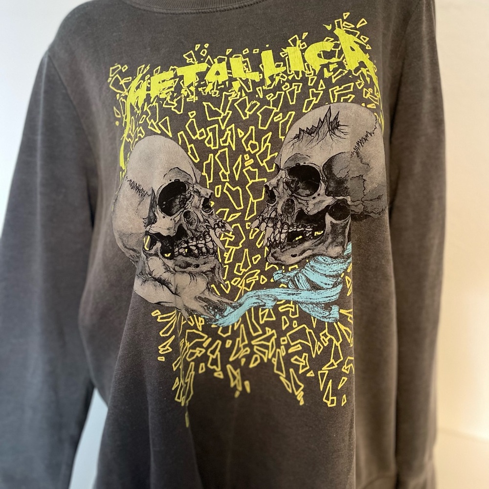 Torrid Metallica Gray Graphic Sweatshirt 2X